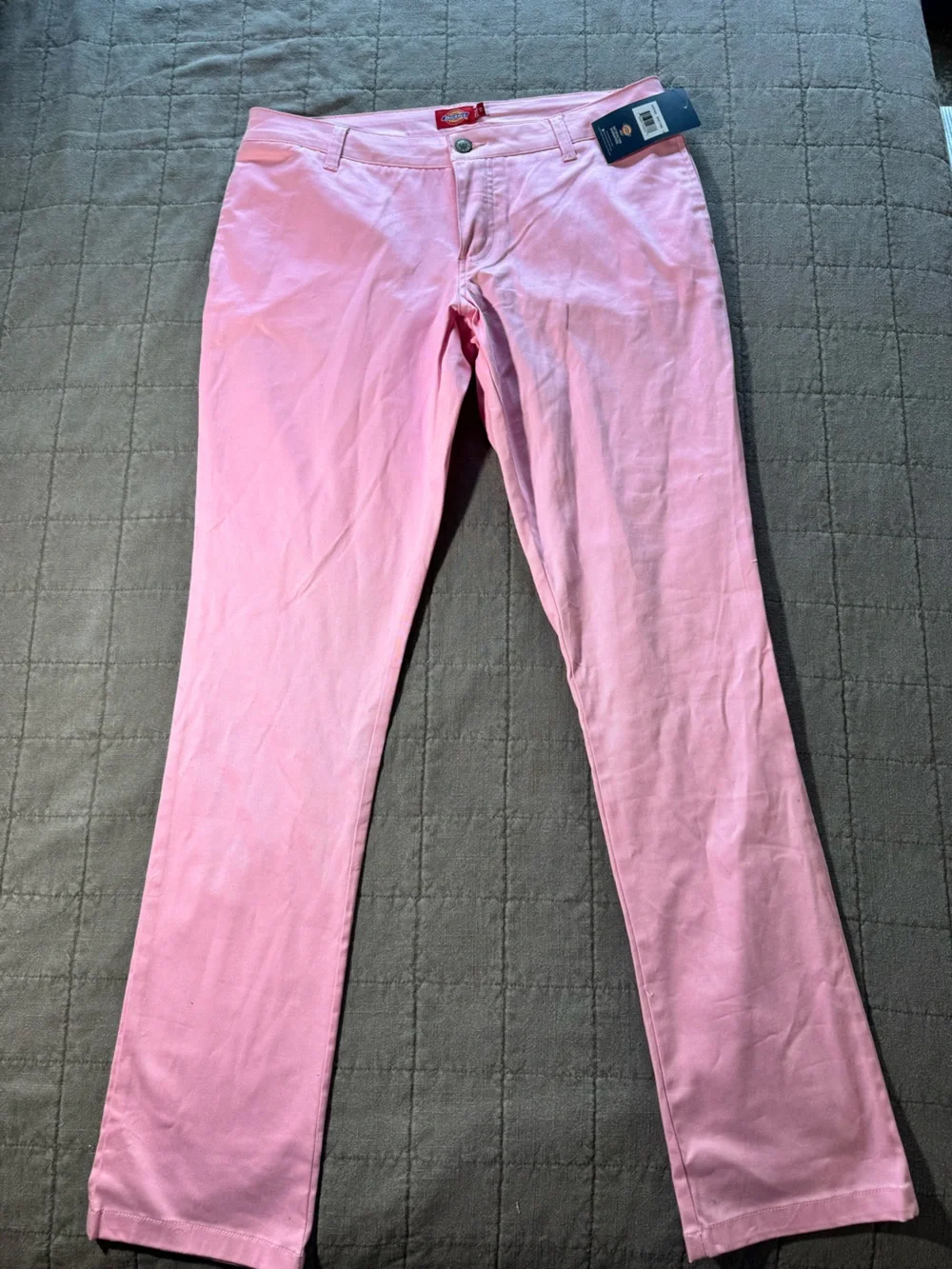Dickies Pink Girls Stretch Jeans